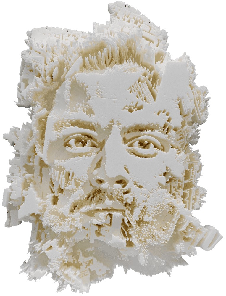 Vhils, ‘Vista Series #2’, 2019, Sculpture, 3D printing using nylon SLS, Avant Arte, Numbered, Dated