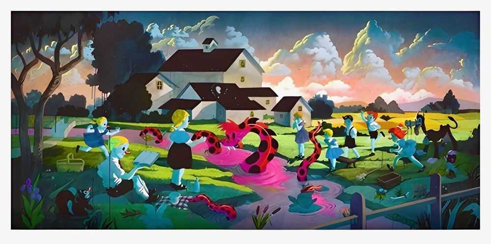 Victor Castillo, ‘La Tierra De La Culebra’, 16-12-2021, Print, Giclee Print, The People's Print Shop, Numbered