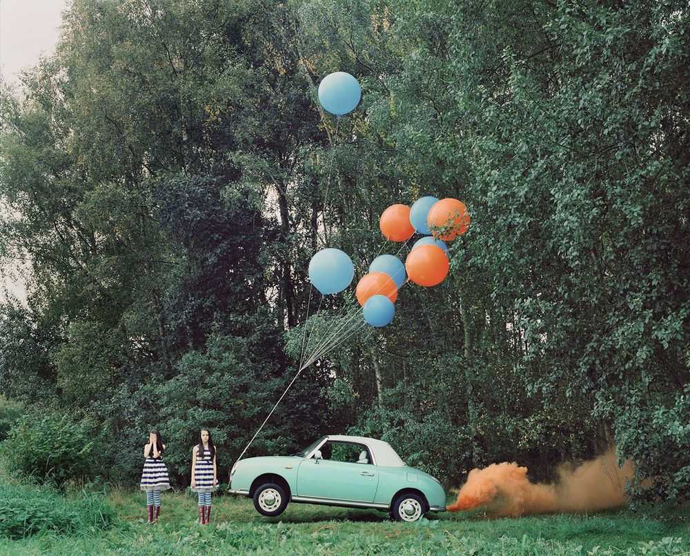 Vikram Kushwah, ‘The Twins and the Green Car 06 (Medium)’, 2015, Print, Hahnemühle Photorag fine art cotton paper., null, Numbered