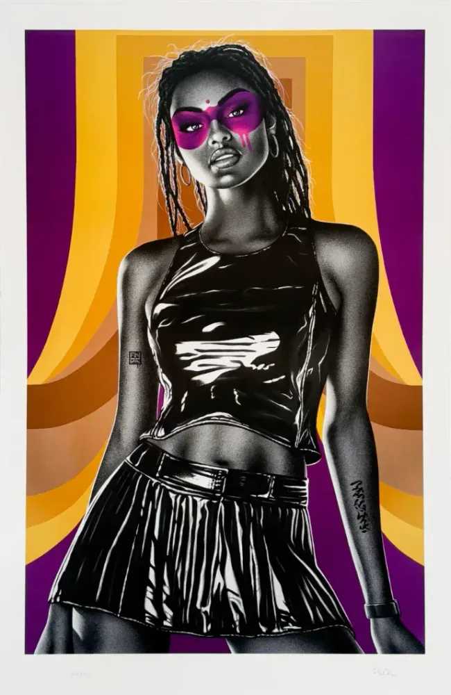 Fin DAC, ‘Violator’, 2025, Print, Mixed media and screen-printed varnish layers on 330gsm Somerset Satin, hand deckle edged, null, Numbered, Handfinished