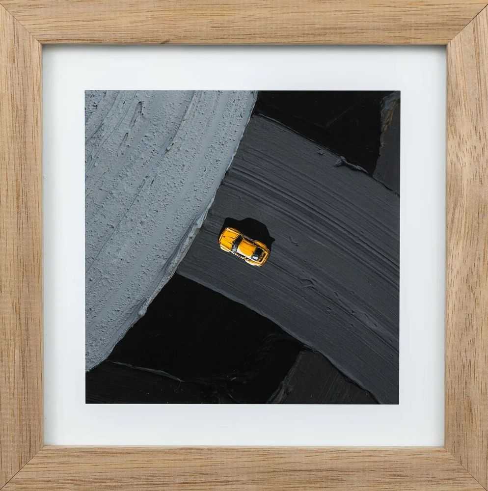 Werner Bronkhorst, ‘Porsche Paradise (Mini Print)’, 2024, Print, Pigment ink UV stability on matte art paper, tasmanian oak frame, Self Released, Framed