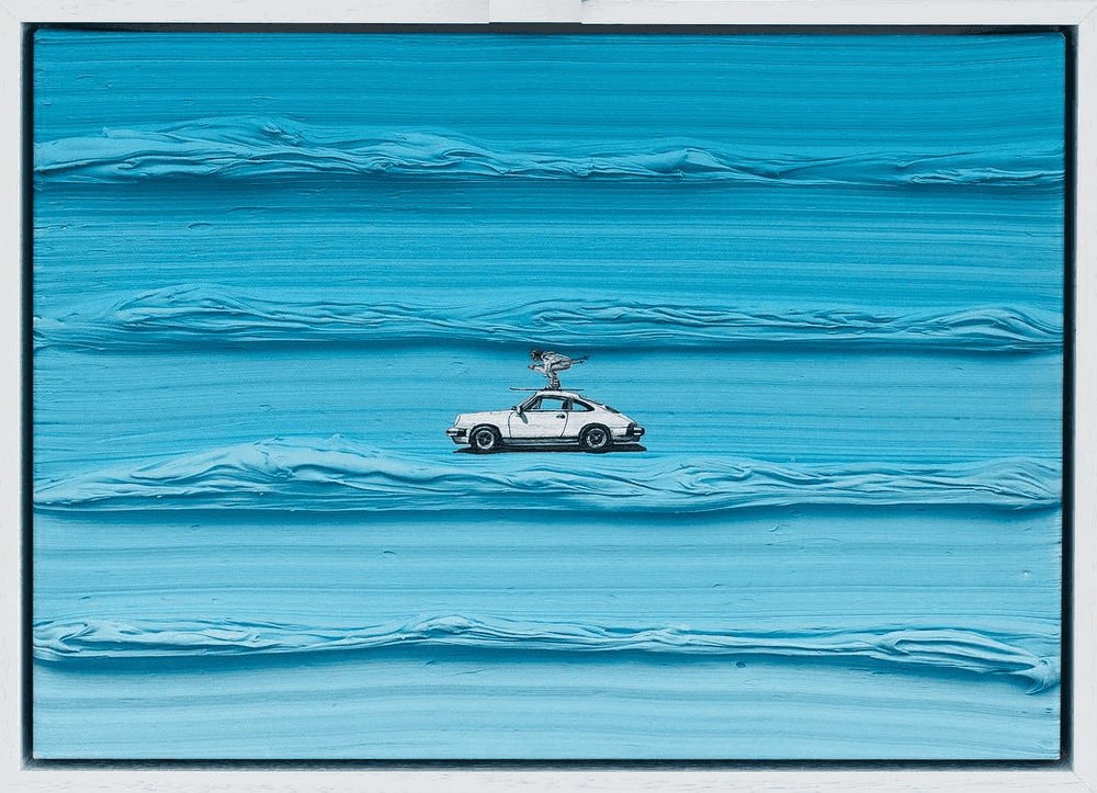 Werner Bronkhorst, ‘Air Cooled - Original’, 2023, Print, Acrylic gel on canvas, Self Released, Numbered, Framed