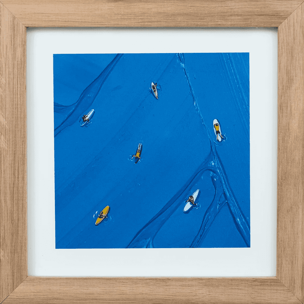 Werner Bronkhorst, ‘Board Meeting (Mini Print)’, 2024, Print, Pigment ink UV stability on matte art paper, tasmanian oak frame, Self Released, Framed