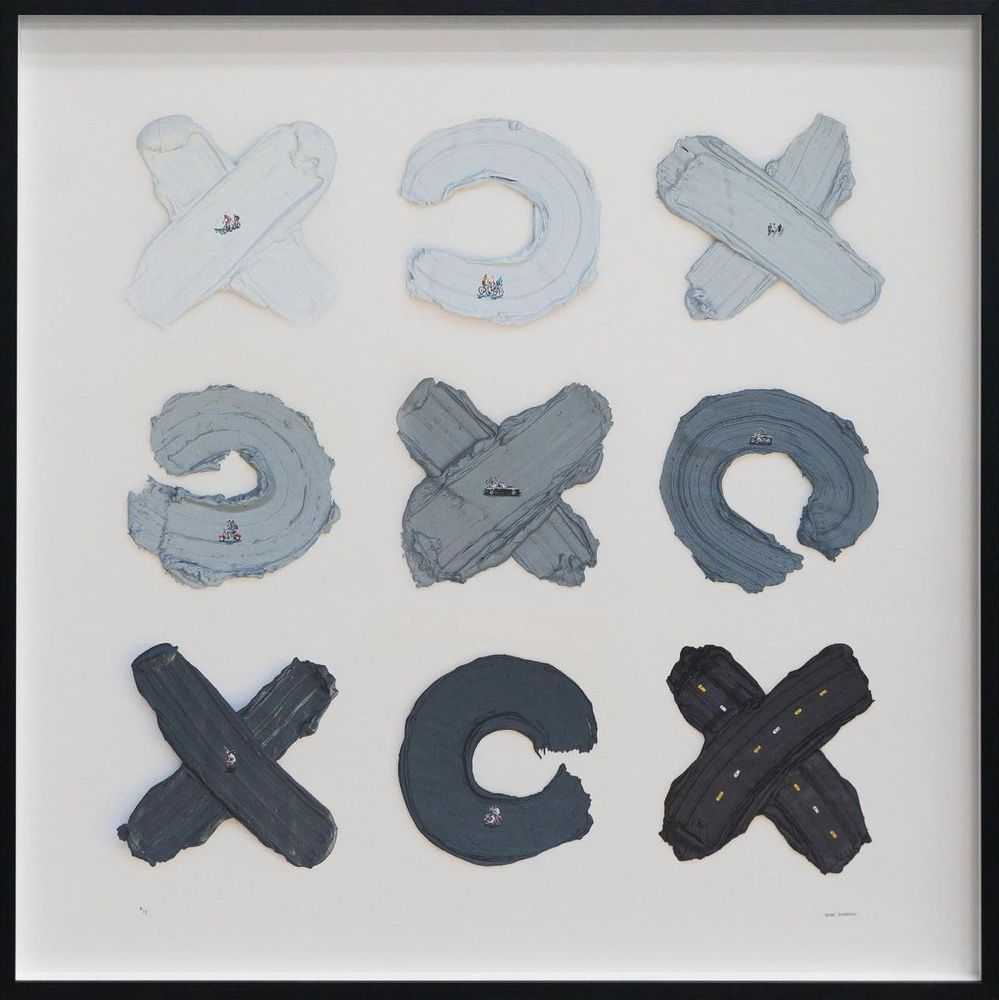 Werner Bronkhorst, ‘Noughts and Crosses’, 2023, Print, Fine Art Print Framed, Self Released, Numbered, Framed