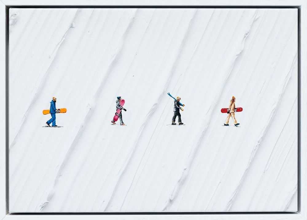 Werner Bronkhorst, ‘Snowy Road’, 07-11-2023, Print, Archival giclee prints on 310gsm Textured Cotton Rag, framed in FSC-certified Raw Tasmanian Oak, Self Released, Numbered, Framed