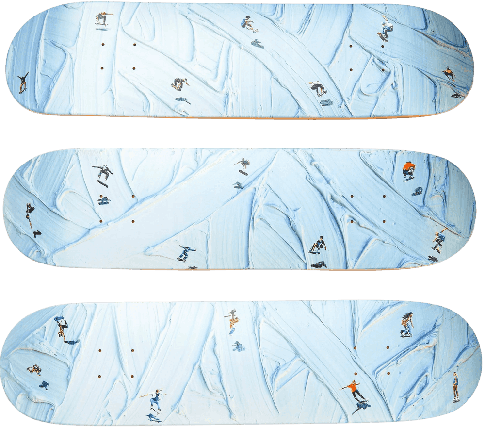 Werner Bronkhorst, ‘Subway Surfers (Set of 3)’, 2023, Collectible, Vinyl print on Canadian Maple, Super Galerie, Numbered, Framed