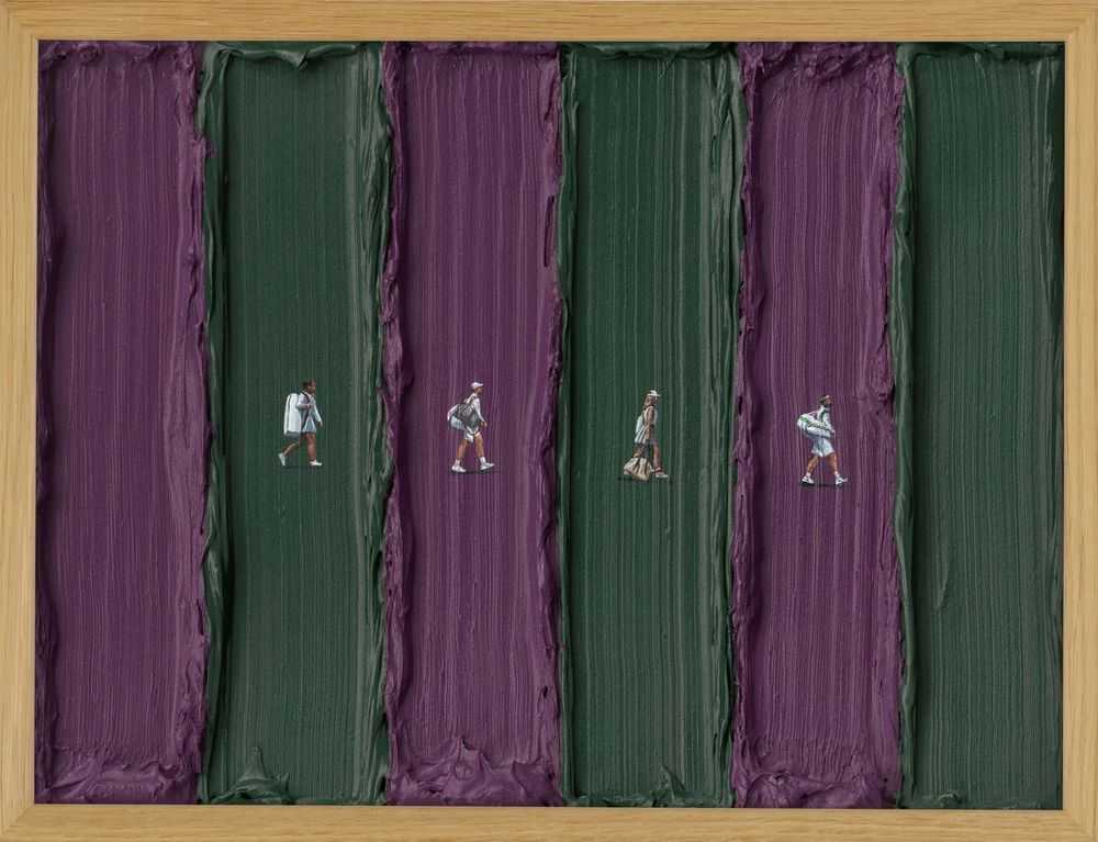 Werner Bronkhorst, ‘Volley Road - Wimbledon Series’, 2025, Print, Acid-free, archival Photorag Giclée paper from Hahnemühle, Self Released, 