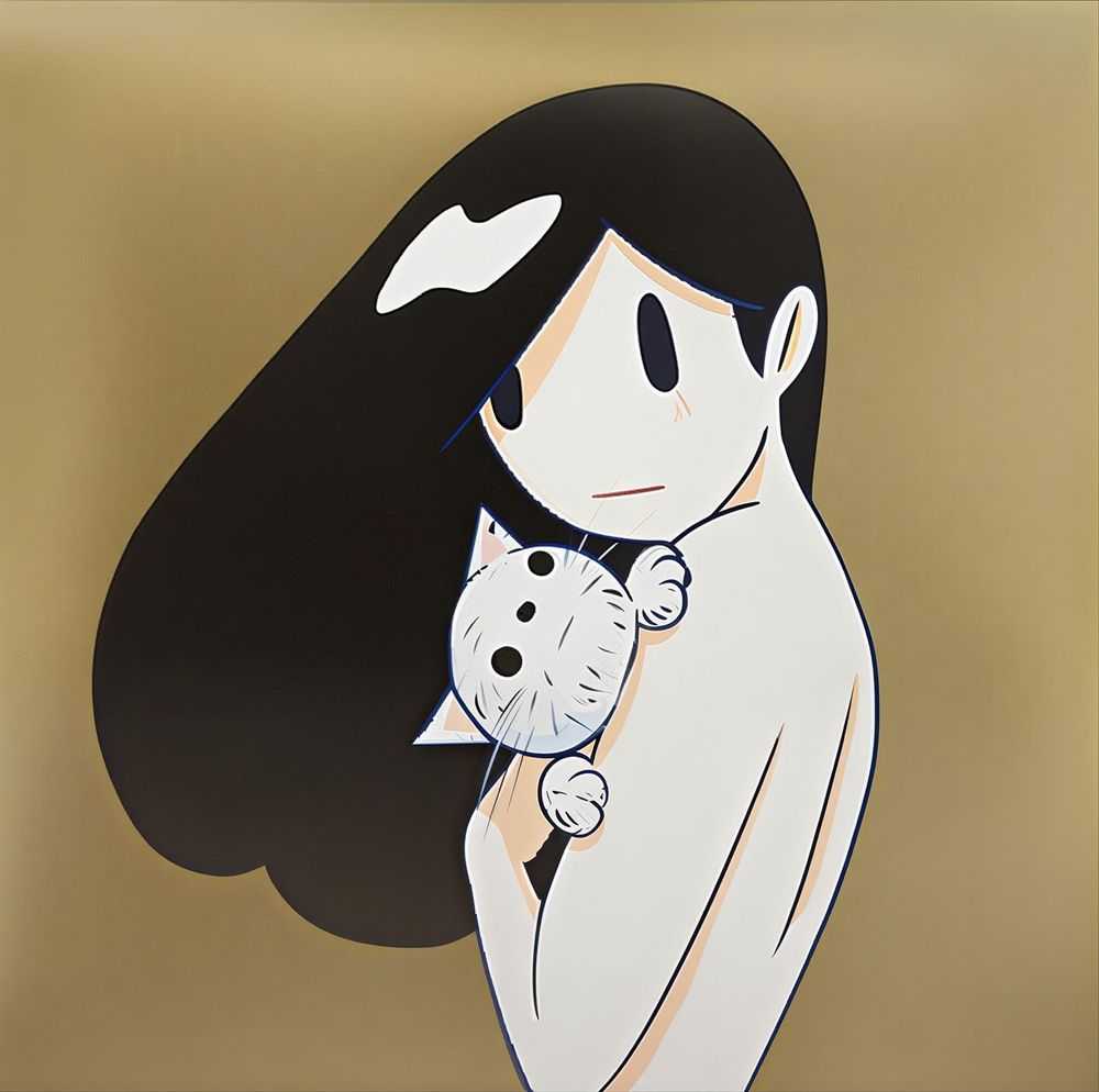 Takeru Amano, ‘Venus with a Kitten’, 2026, Print, Screen printing with ink, null, 