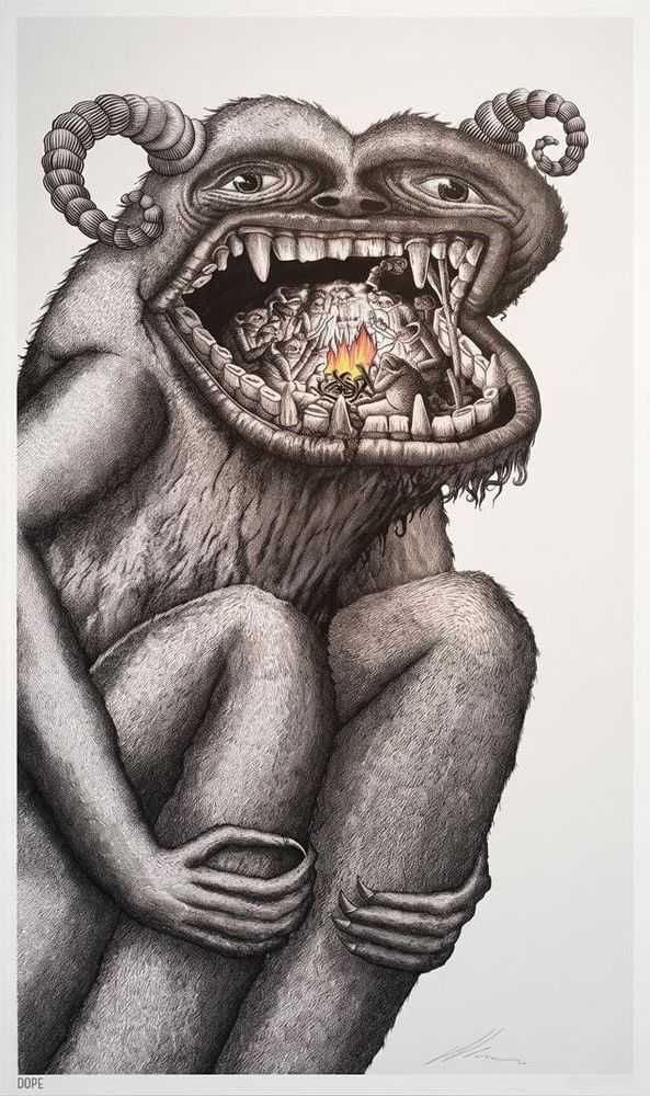 Phlegm, ‘Gas Giant’, 2023, Print, Hand finished lithograph., null, Numbered