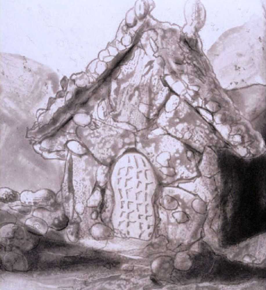 Will Cotton, ‘Peanut Butter Brittle House’, 2002, Print, Chine collé etching with aquatint, spit-bite, soft ground, and dry point., Eminence Grise Editions, Numbered