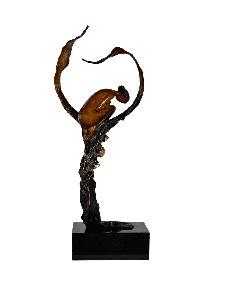 Wu Ching Ju, ‘Spirit of the Lotus’, 2018, Sculpture, Bronze, Castle Fine Art, Numbered