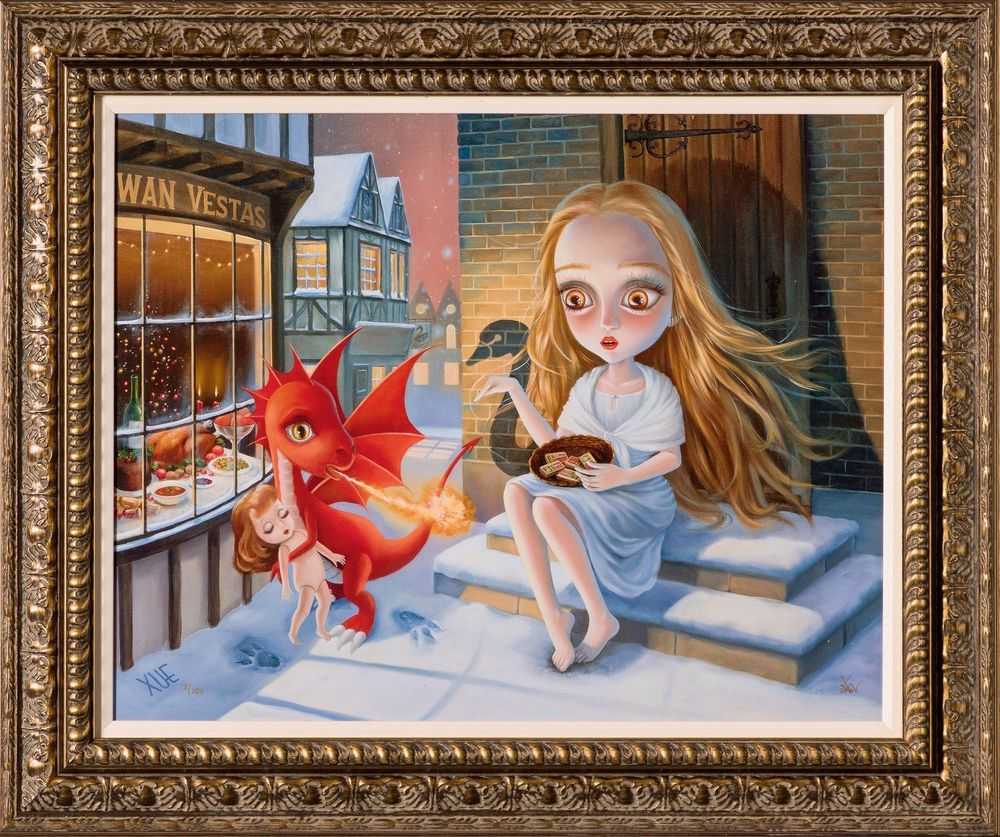 Xue Wang, ‘The Night Before Christmas’, 2024, Print, Canvas on board, Castle Fine Art, Numbered, Framed