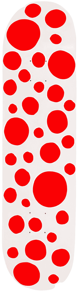 Yayoi Kusama, ‘Big Red Dots (Skateboard)’, 2018, Collectible, 7-ply canadian maple wood, MoMA, 