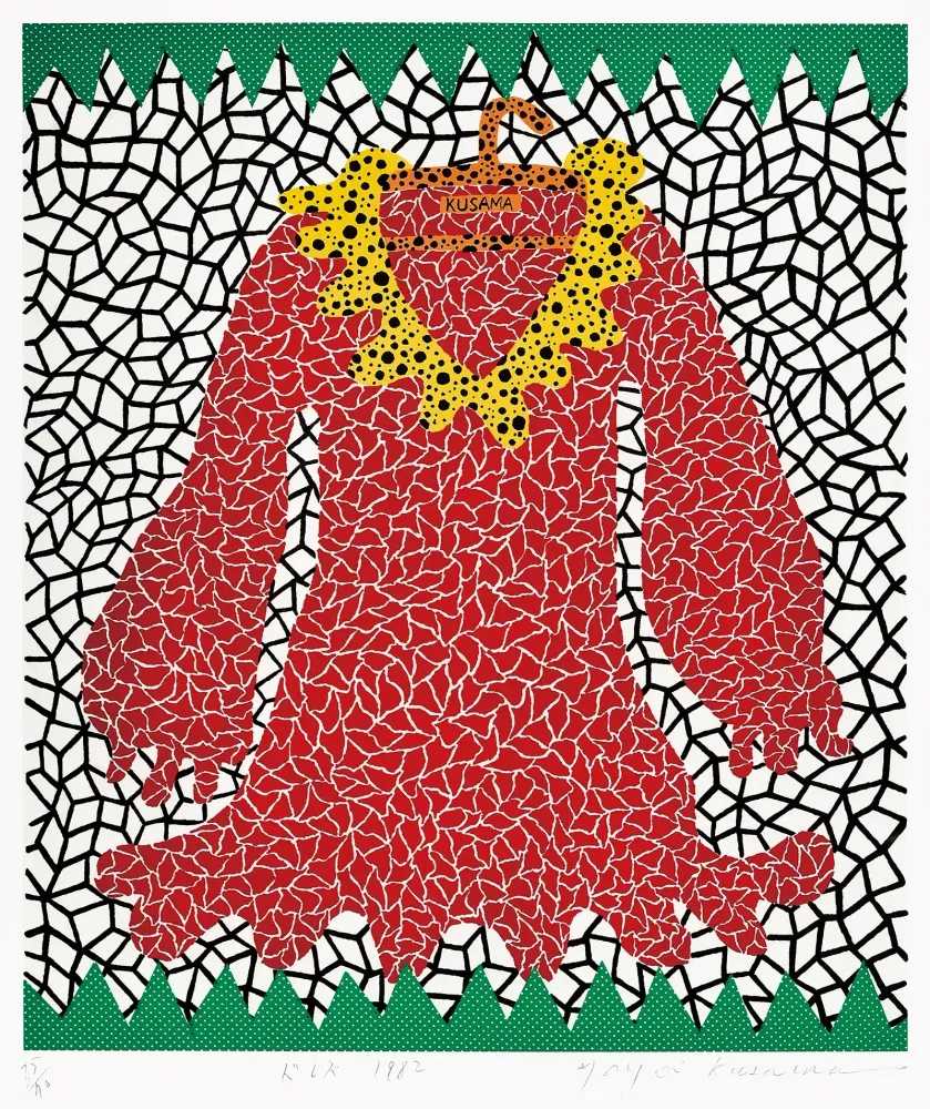 Yayoi Kusama, ‘Dress’, 1982, Print, Lithograph, null, Numbered, Dated