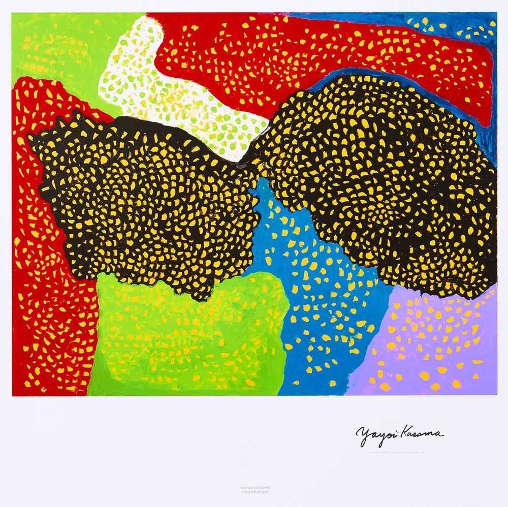 Yayoi Kusama, ‘Every Day I Pray for Love’, 2025, Print, Inkjet colors printed on synthetic paper resistant to water, stains, and creases, null, 