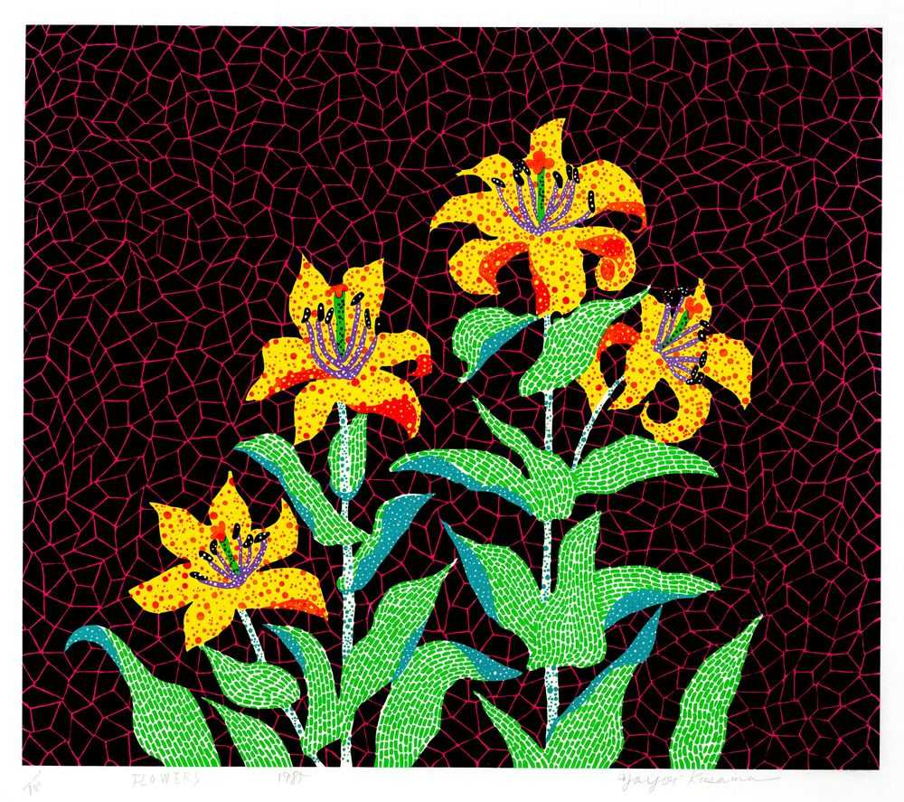 Yayoi Kusama, ‘Flowers’, 1985, Print, Screenprint on paper, null, Numbered, Dated