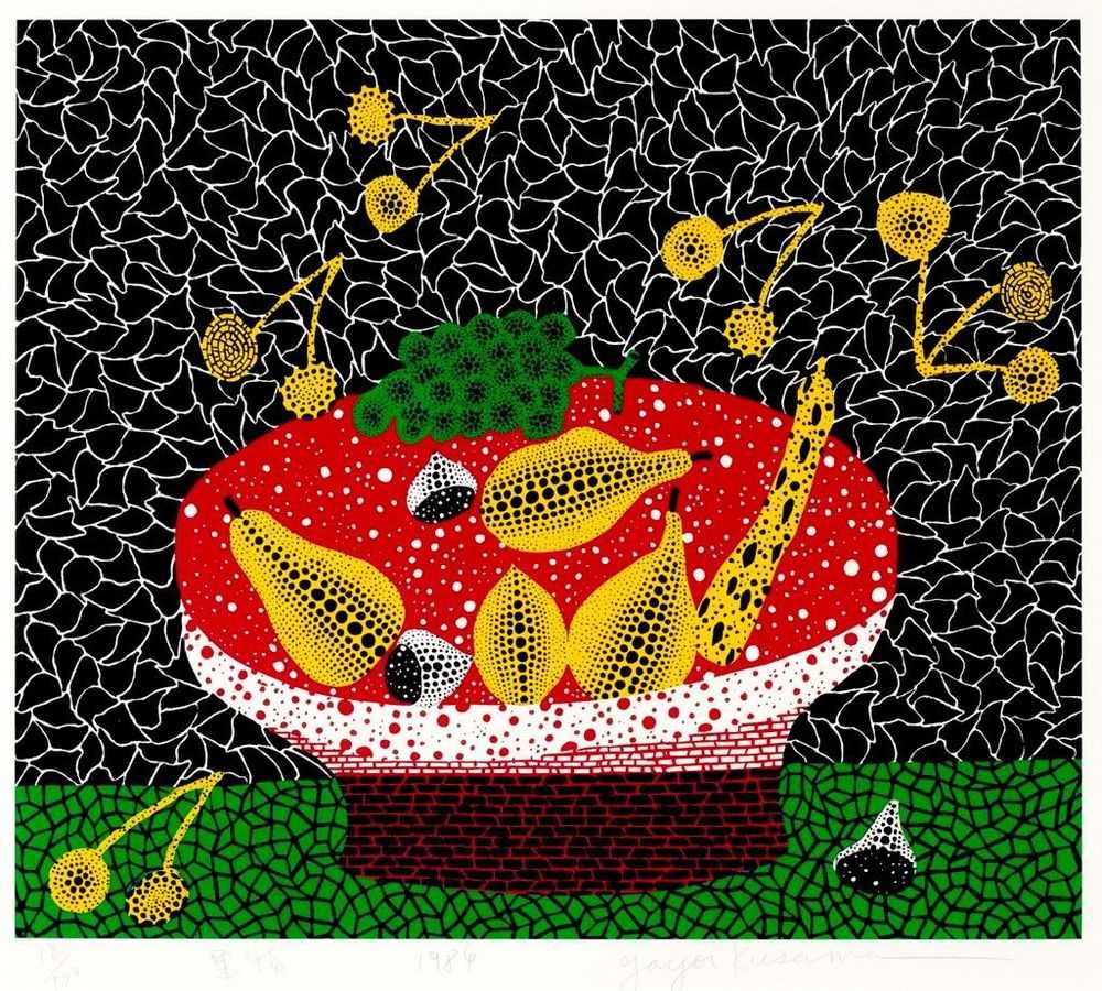 Yayoi Kusama, ‘Fruits’, 1984, Print, Screenprint on paper, null, Numbered, Dated