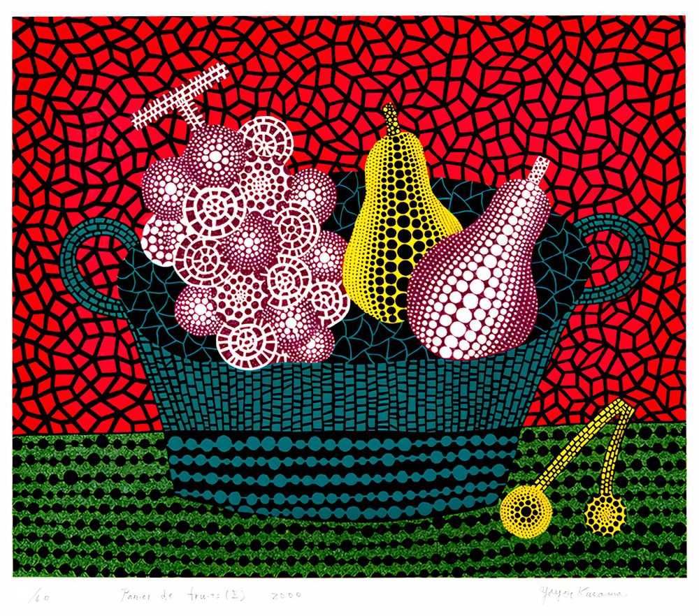 Yayoi Kusama, ‘Panier de Fruits II’, 2000, Print, Screenprint on paper, null, Numbered, Dated