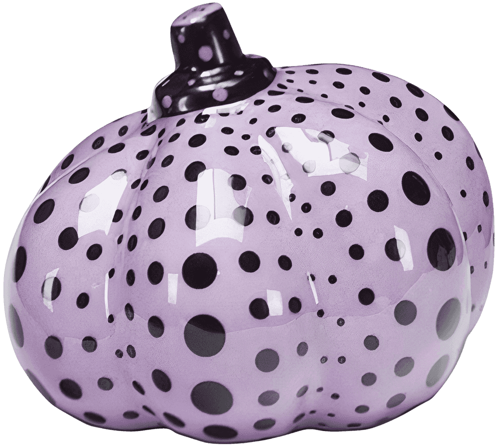 Yayoi Kusama, ‘Pumpkin #2 (Limoges - Violet)’, 2002, Sculpture, Limoges porcelain, FMR Trading, Numbered, Dated