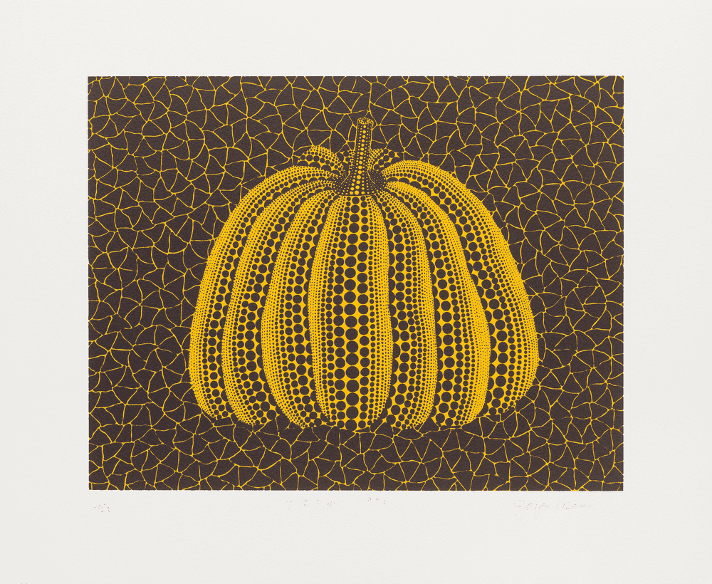 Yayoi Kusama, ‘Pumpkin (YY)’, 1996, Print, Screenprint in colours on Arches wove paper, Okabe Gallery, Numbered, Dated