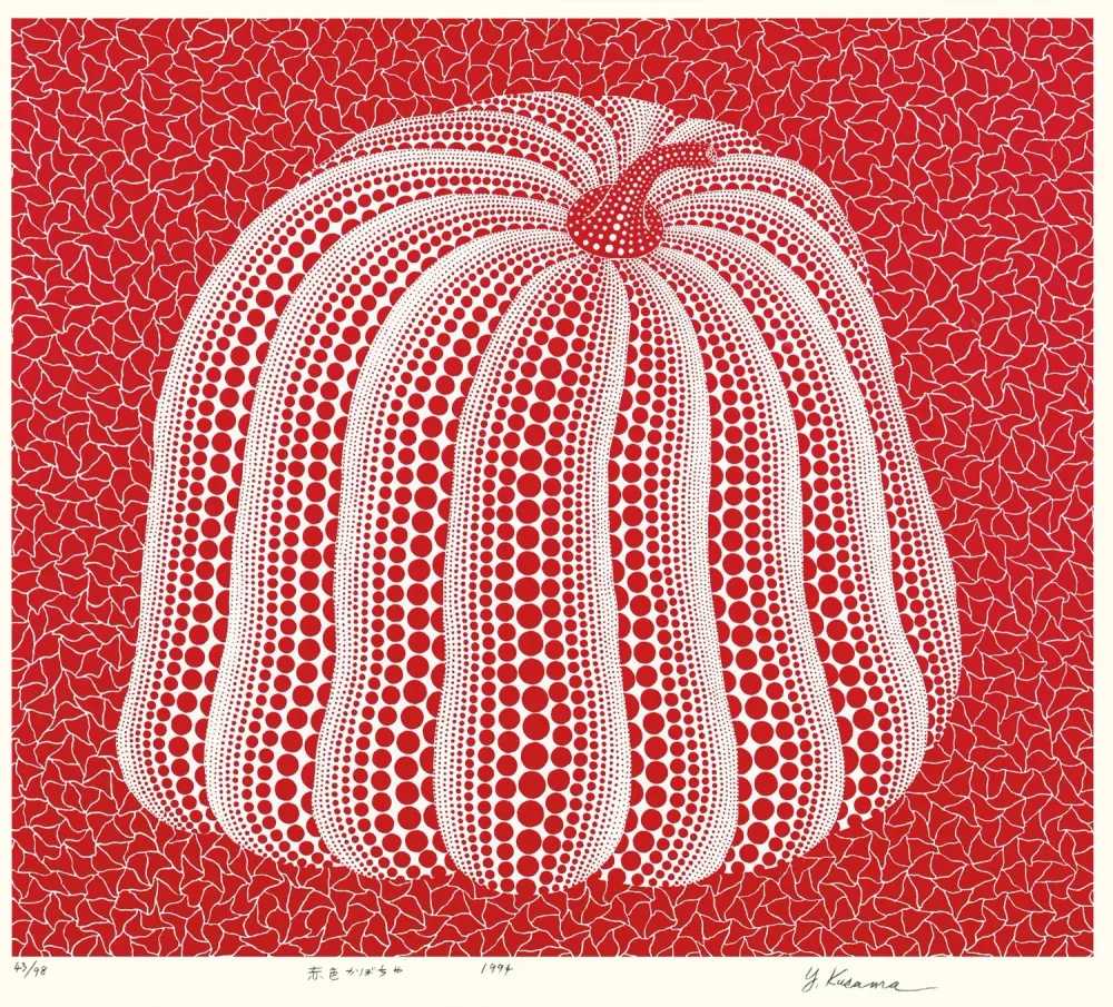 Yayoi Kusama, ‘Red Colored Pumpkin’, 1994, Print, Screenprint on paper, null, Numbered, Dated