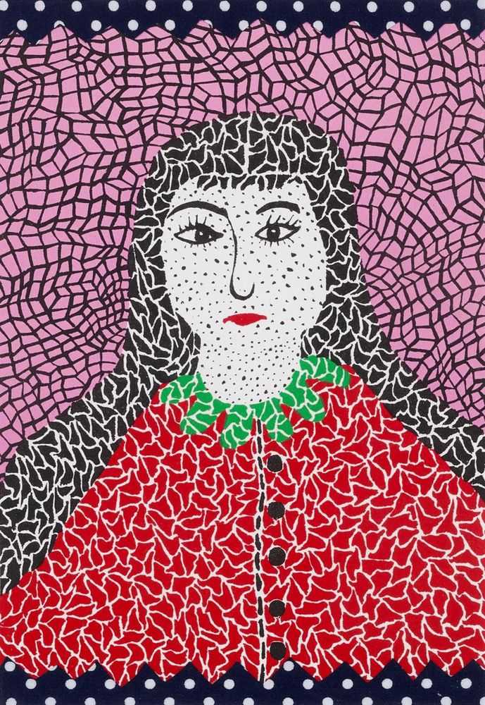 Yayoi Kusama, ‘Self Portrait’, 1982, Print, Lithograph and collage on paper, null, Numbered