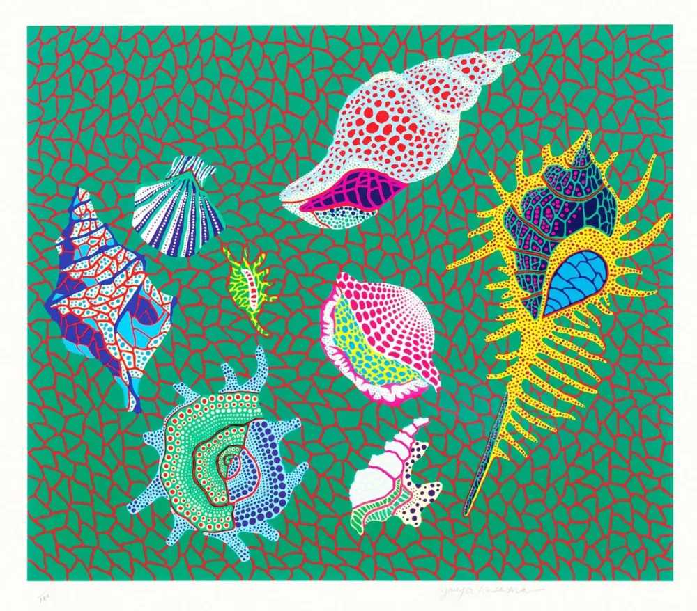 Yayoi Kusama, ‘Shells’, 1989, Print, Screenprint in colours on paper, null, Numbered
