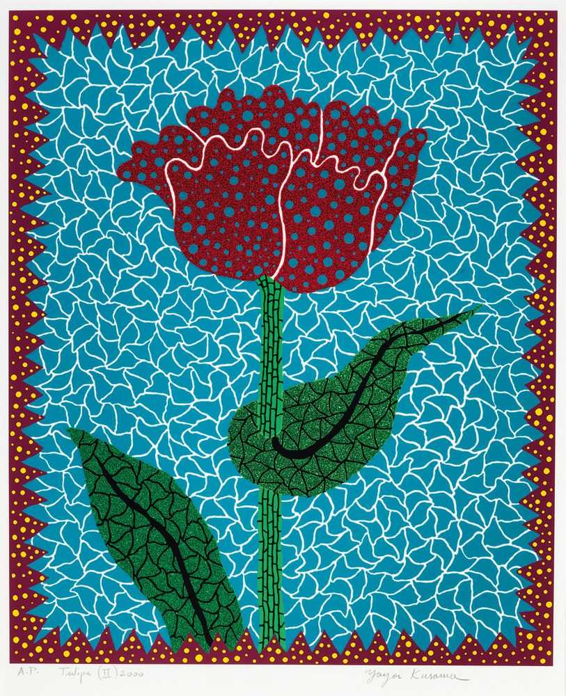 Yayoi Kusama, ‘Tulipe (II)’, 2000, Print, Screenprint on paper, null, Numbered, Dated