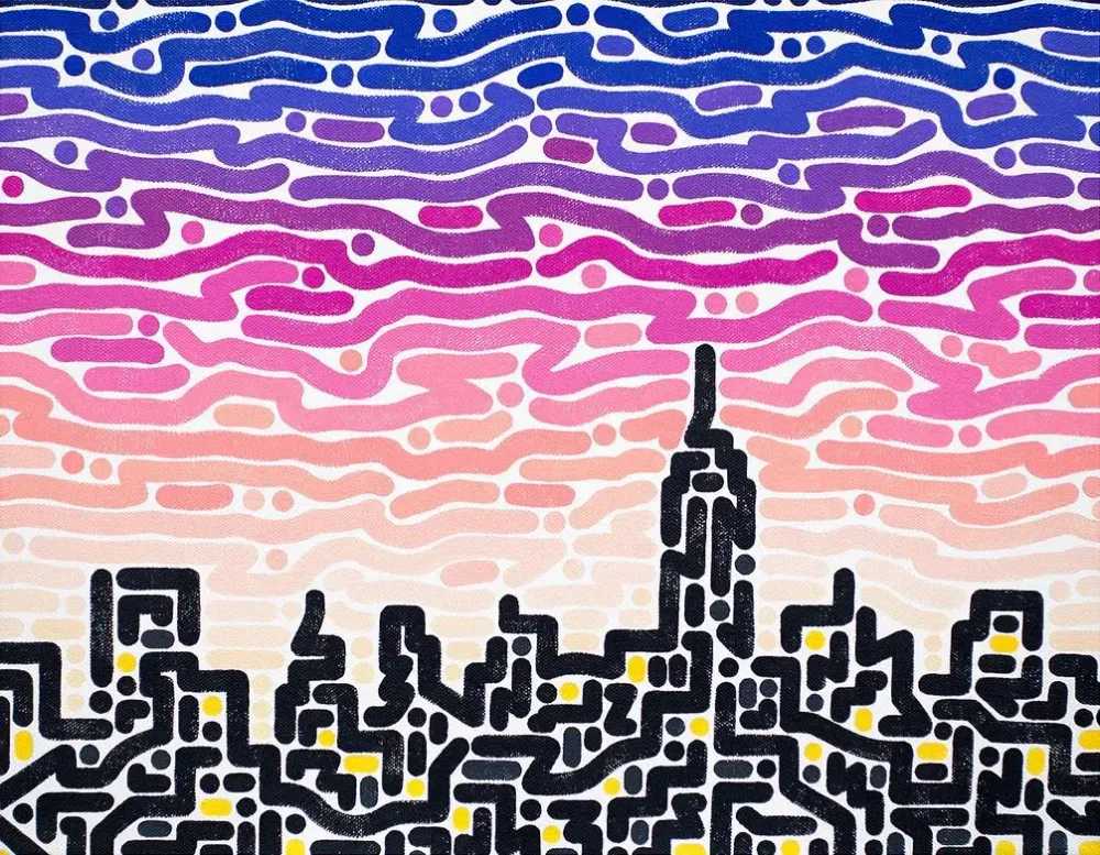 Yoon Hyup (YNHP), ‘Jazzy Sky’, 10-04-2019, Print, Pigment print on Innova soft white cotton, 280g, GR Gallery, Numbered