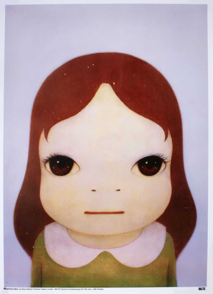 Yoshitomo Nara, ‘Cosmic Girl (Eyes Open)’, 24-02-2008, Print, Offset lithograph, Baltic Editions, 
