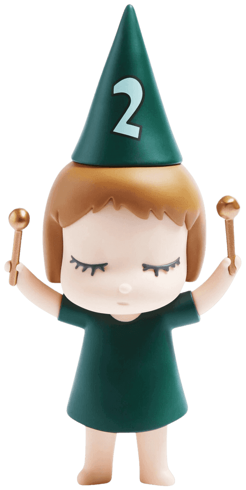 Yoshitomo Nara, ‘Drummer Girl #2 (Green)’, 20-10-2020, Sculpture, Vinyl, How2Work, 