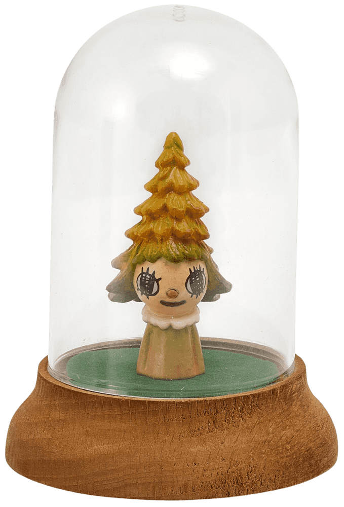Yoshitomo Nara, ‘Mini Mori Girl’, 2012, Sculpture, Resin, wood and plastic sculpture, Tomio Koyama Gallery, 