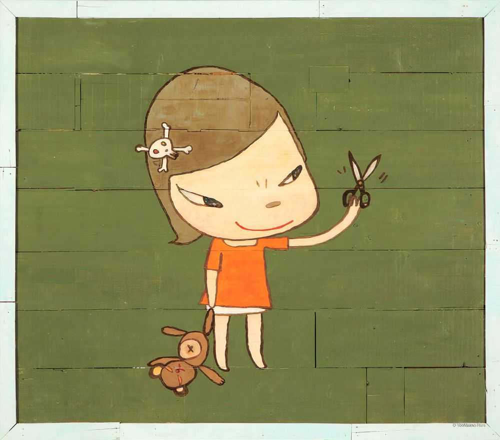 Yoshitomo Nara, ‘Real One’, 19-08-2020, Print, Offset lithograph in colours, Dallas Contemporary, 