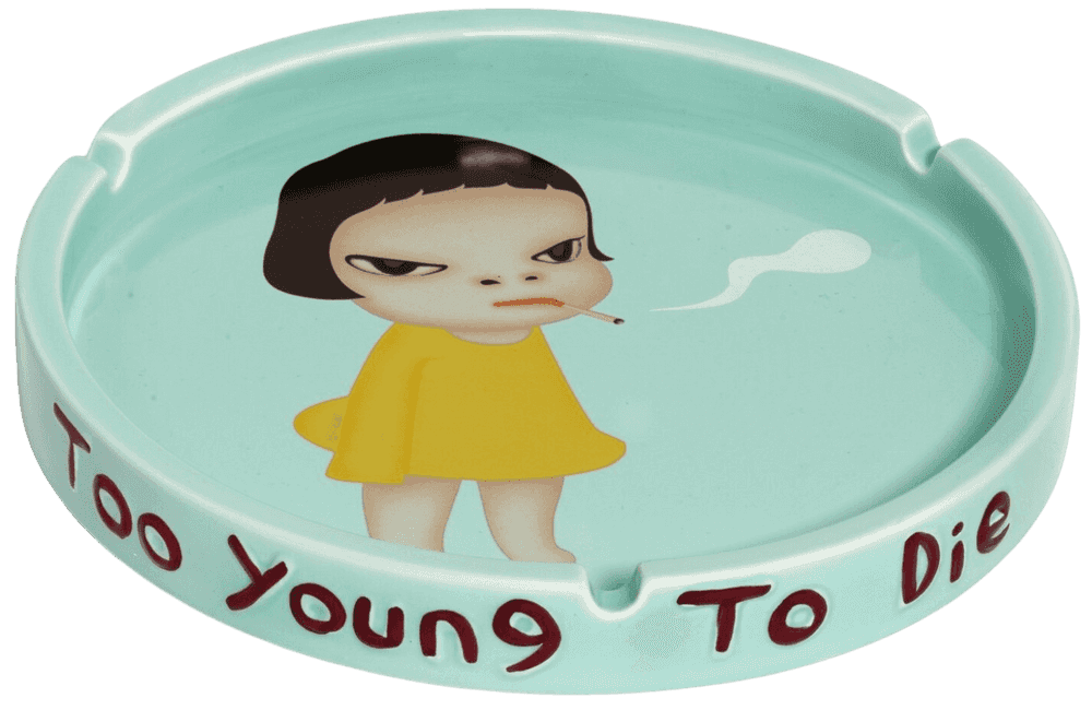 Yoshitomo Nara, ‘Too Young to Die (Bozart 2002)’, 2002, Sculpture, Glazed ceramic ashtray, Bozart, 