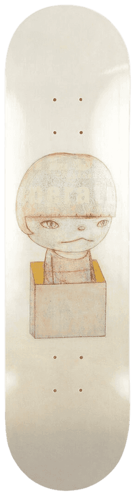 Yoshitomo Nara, ‘Untitled (Schrödinger)’, 2022, Collectible, Silkscreen print on 7-ply Canadian maple, hardwood skateboard deck, The Skateroom, 