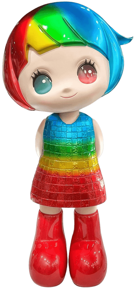 Yosuke Ueno, ‘Hapico Stand by You’, 12-06-2022, Sculpture, FRP, Instinctoy, Numbered