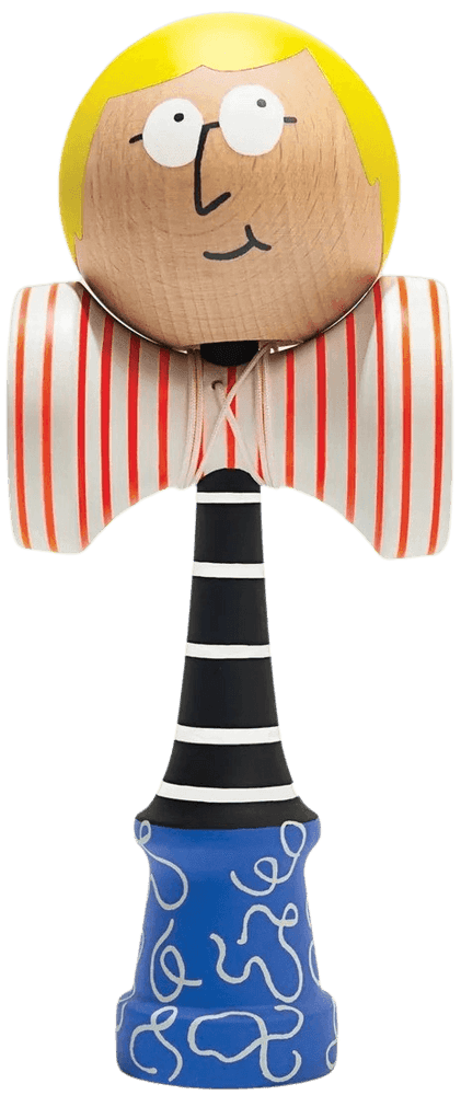 Yu Nagaba, ‘Kendama - Hockney’, 19-10-2021, Sculpture, Wood, DDT, 