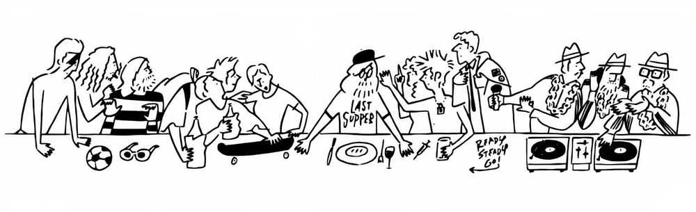 Yu Nagaba, ‘The Last Supper’, 2019, Print, Screenprint, Self-released, Numbered