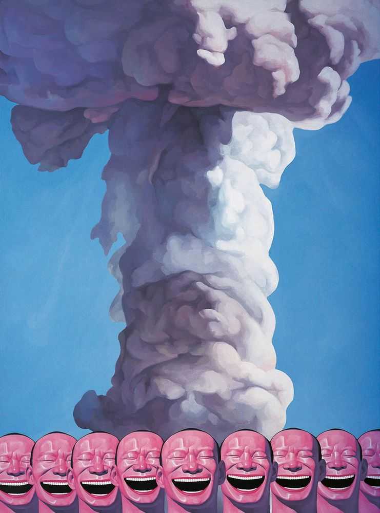 Yue Minjun, ‘Mushroom Cloud’, 2009, Print, Lithograph, Delight Editions, Numbered