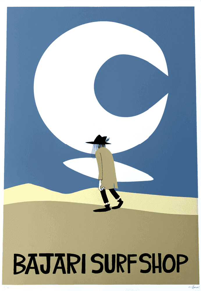 Yusuke Hanai, ‘Bajari Surf Shop’, 2018, Print, Screenprint in colours, Pacifica Collectives, Numbered