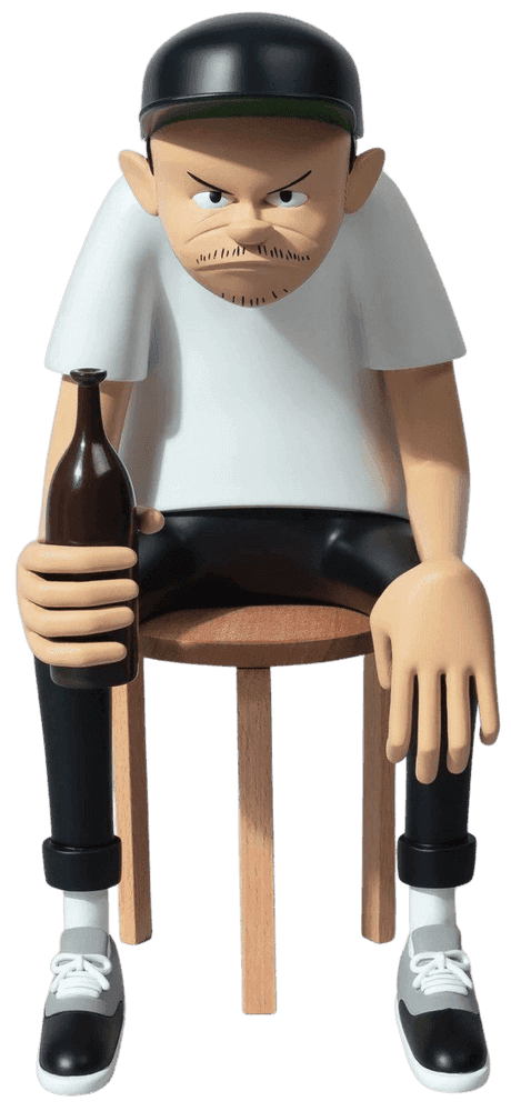 Yusuke Hanai, ‘Down But Not Out’, 28-01-2021, Sculpture, PU and mixed media, DDT, Numbered