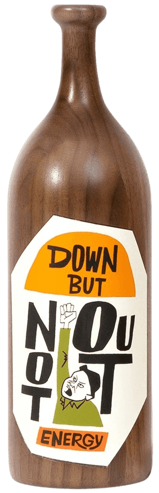 Yusuke Hanai, ‘Down But Not Out (Wood Bottle)’, 10-08-2020, Sculpture, Wood, stainless steel and glass, DDT, Numbered