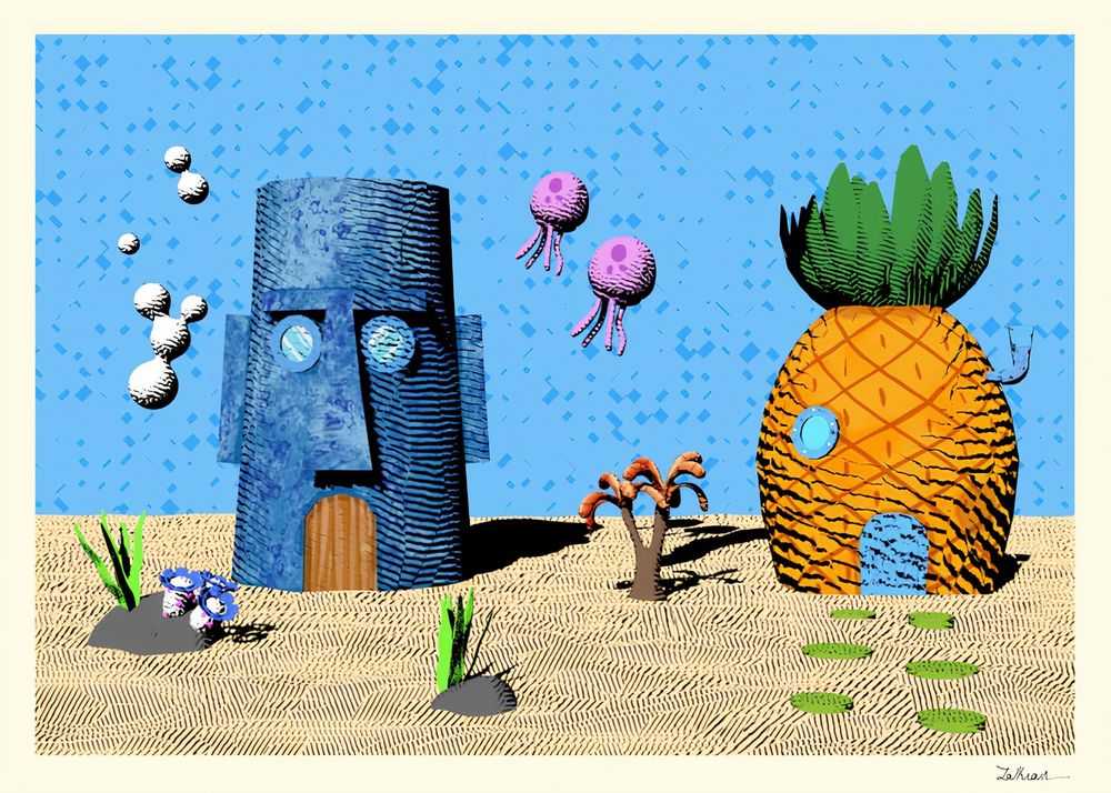 Zalkian, ‘Bikini Bottom’, 2025, Print, null, null, Numbered