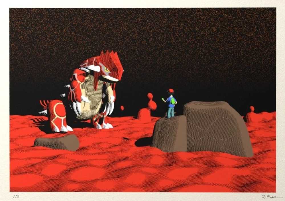 Zalkian, ‘Volcanic Encounter’, 2024, Print, Giclée print on 210 GSM art paper, null, Numbered