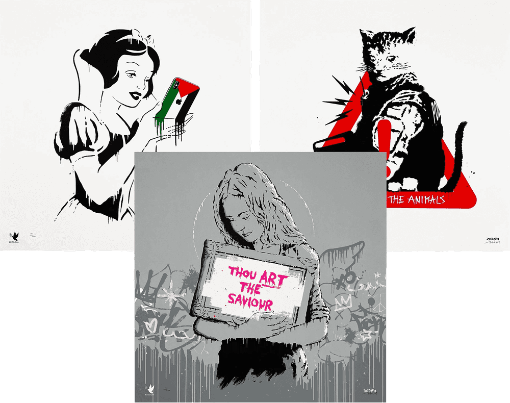 Zedsy, ‘Bethlehem Set’, 2017, Print, screenprints on 250gsm fine art paper, No, Numbered