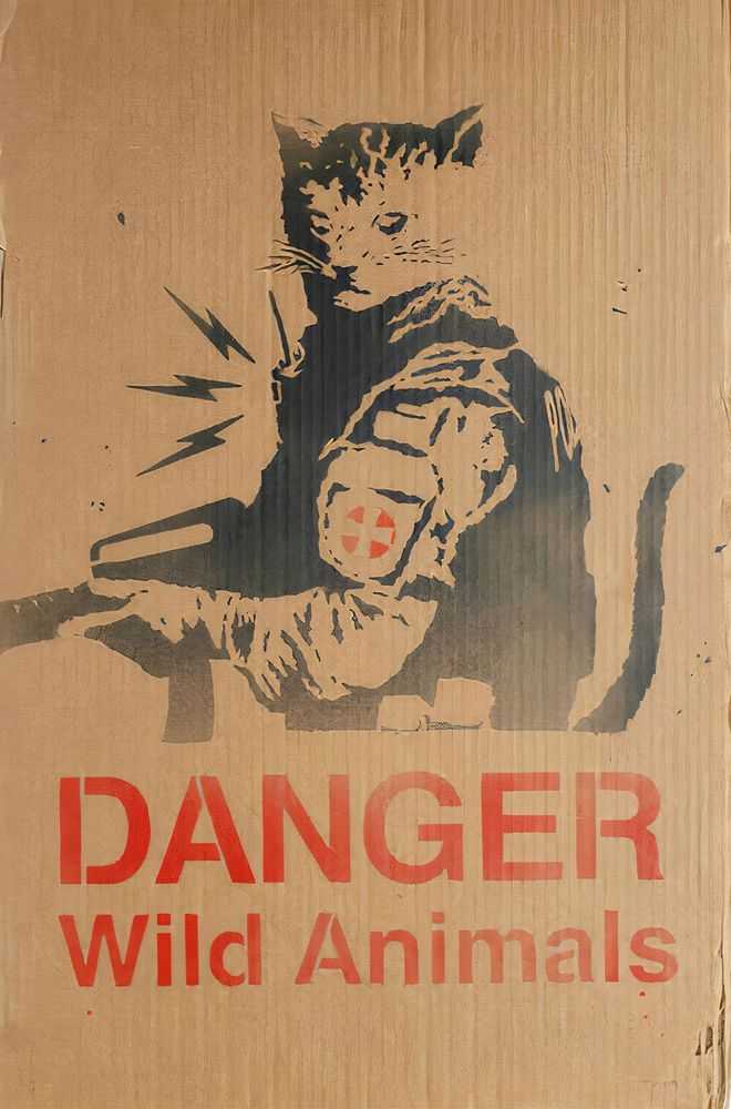 Zedsy, ‘Life Support (Red)’, 2020, Print, Spray Paint on Cardboard, No, Numbered, Handfinished
