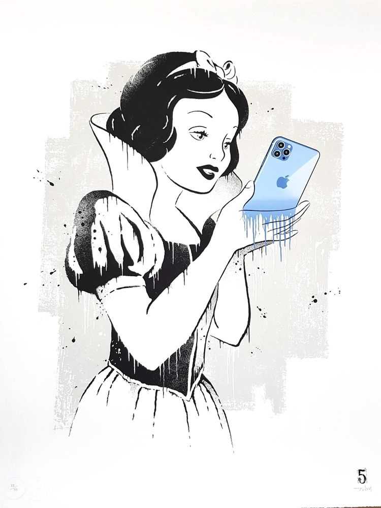 Zedsy, ‘Poison Apple 2.0 (Pacific Blue)’, 2020, Print, 5 colour screenprint on paper, No, Numbered