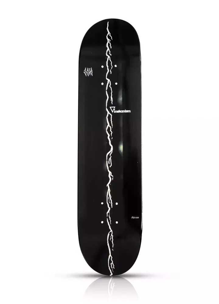 Zevs, ‘Graffiti Illumination’, 03-05-2006, Collectible, Silkscreen print on 100% Natural Maple hardwood skate deck, Mekanism Skateboards, Numbered