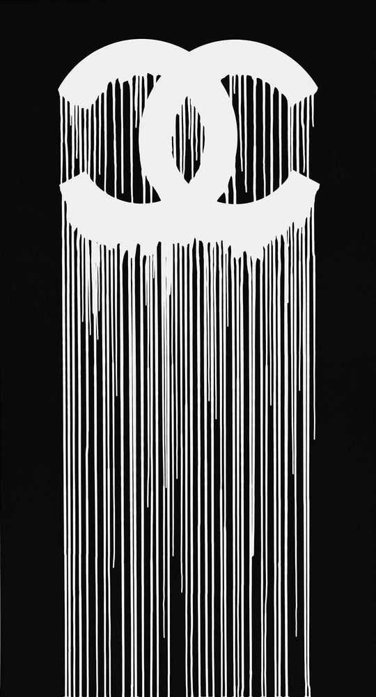 Zevs, ‘Liquidated Chanel’, 11-12-2009, Print, Screenprint on 280gsm Somerset black velvet paper , Lazarides Editions, Numbered