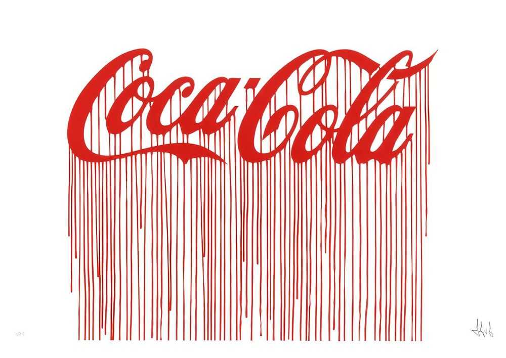 Zevs, ‘Liquidated Coca-Cola (White)’, 2012, Print, Screenprint, null, Numbered